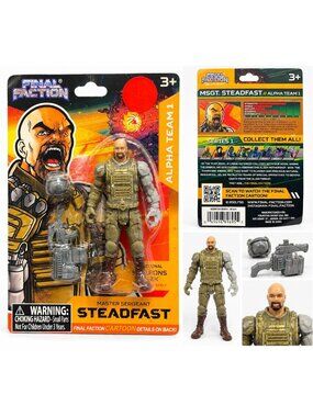 Final Faction Master Sergeant Steadfast Action Figure – Alpha Team 1